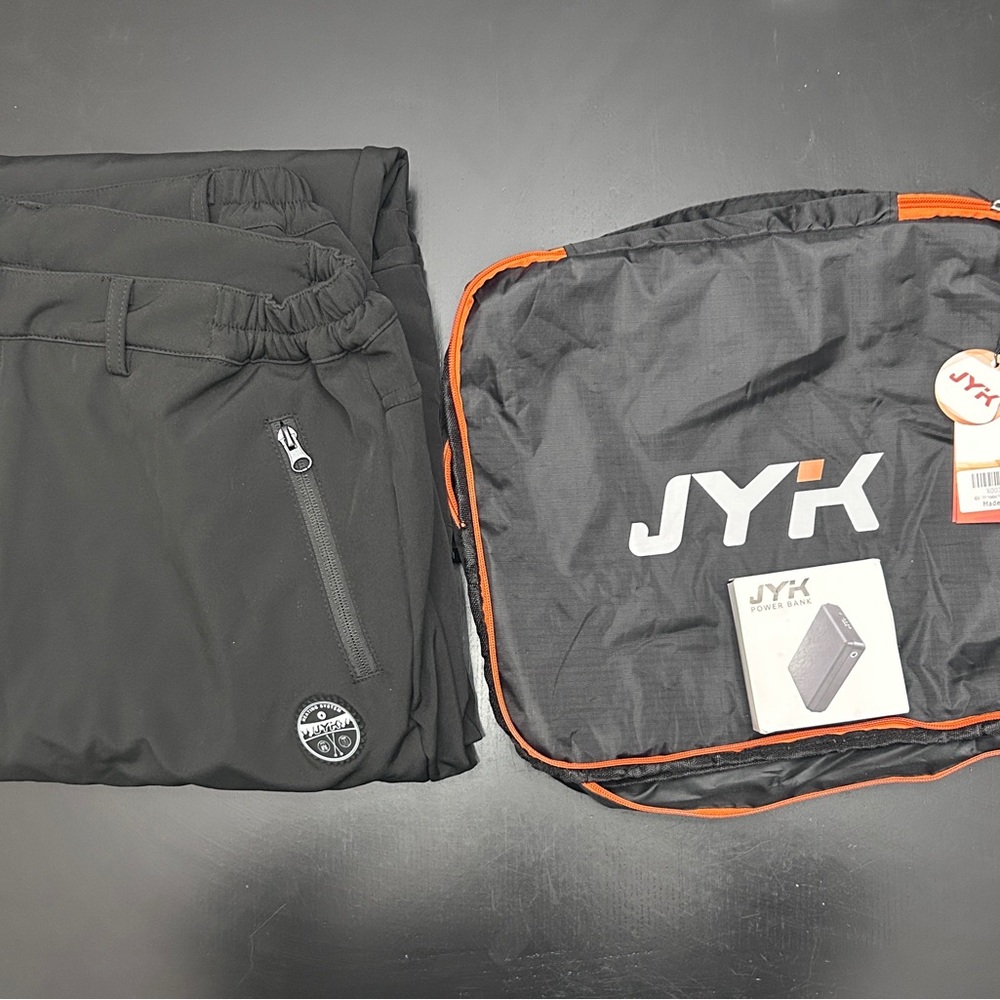 JYK Black Pants with Travel Bag